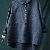 Edit - Vidám Lenvászon Blúz