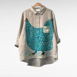 Éva - Vidám Lenvászon Blúz