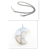 Ékszer Nyaklánc Életfa Medállal Holdkőből