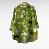 Piroska - Vidám Lenvászon Blúz