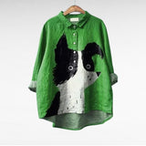 Sarolta - Vidám Lenvászon Blúz