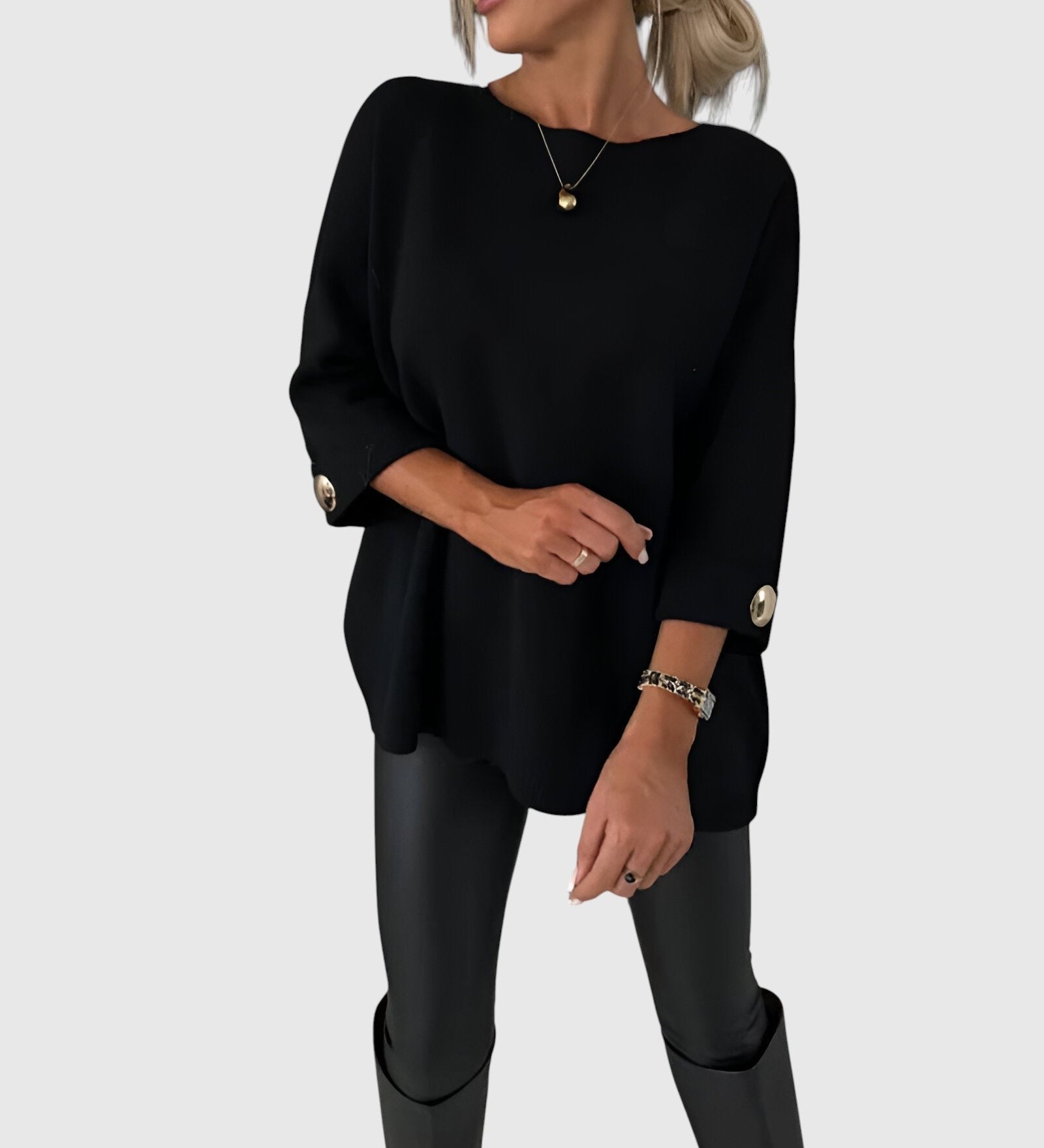 Janel - Elegáns mindennapi pulóver