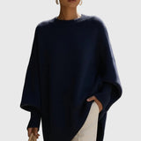 Kimia - Oversized Kötött Kerek Nyakú Pulóver