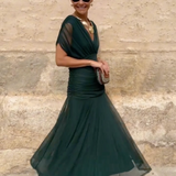Orsolya - Elegáns maxi ránctalan ruha