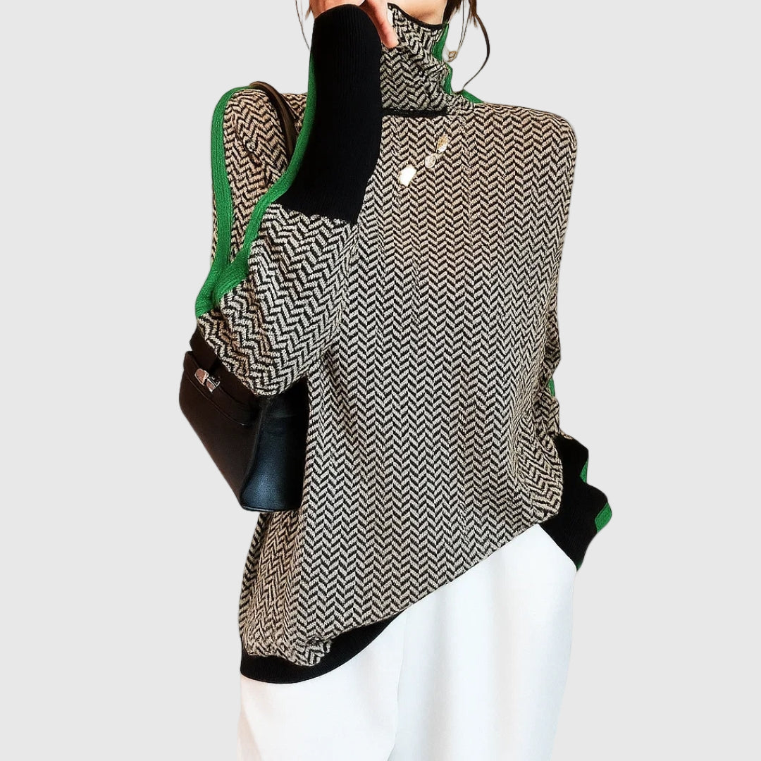 Martina - Magas nyakú pulóver