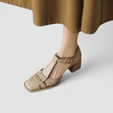Boriska - Talpbetétes T-Strap ortopéd szandálok