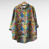 Margit - Vidám Lenvászon Blúz