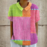 Emese - Színes patchwork ing