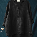 Ilona - Vidám Lenvászon Blúz