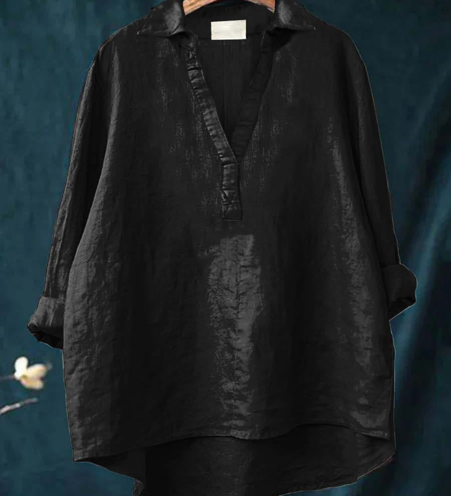 Ilona - Vidám Lenvászon Blúz