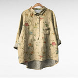 Margit - Vidám Lenvászon Blúz