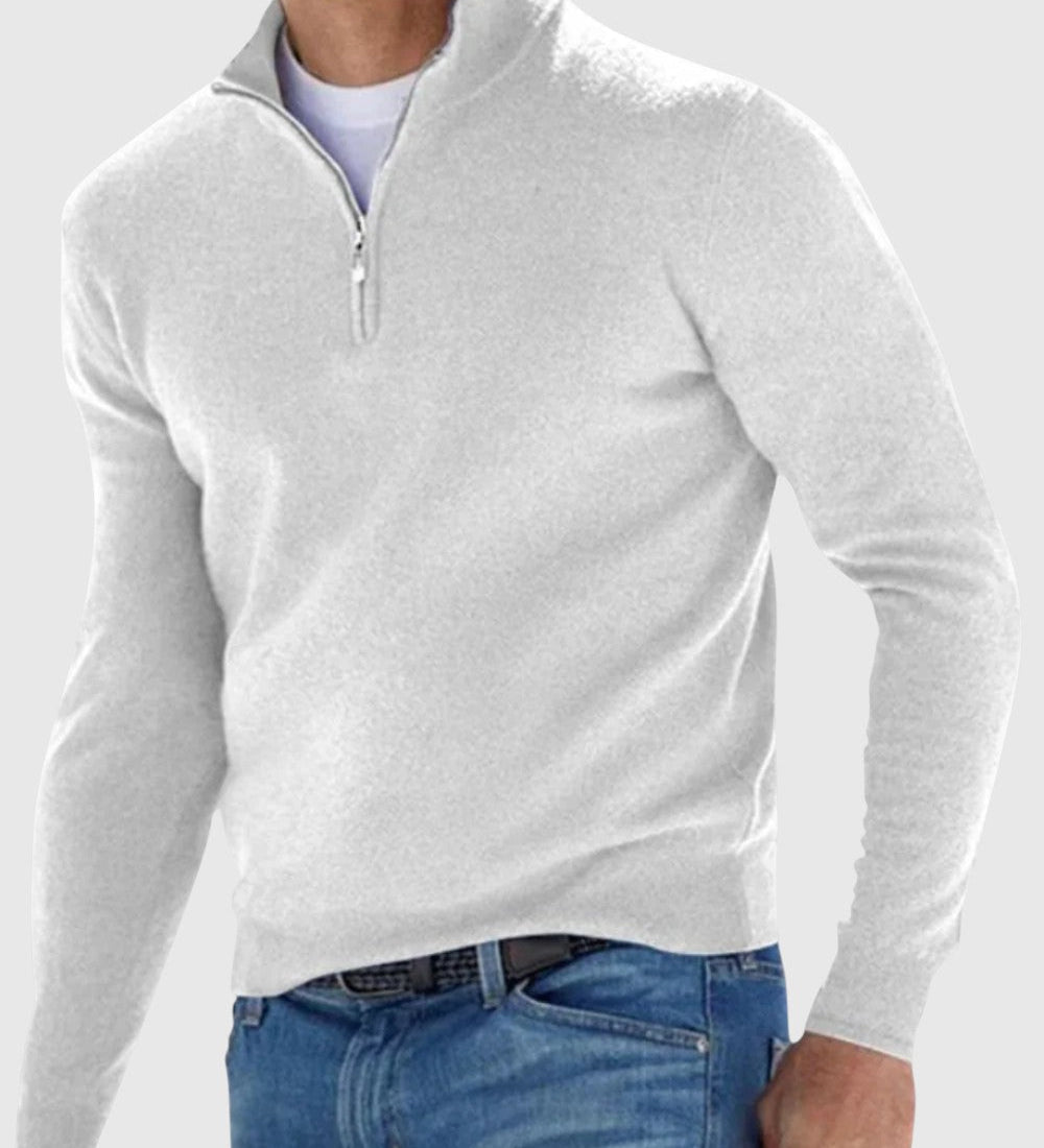 Ödön - Elegáns pulóver cipzárral