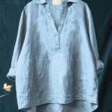 Ilona - Vidám Lenvászon Blúz