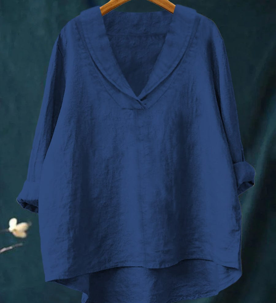 Andrea - Vidám Lenvászon Blúz