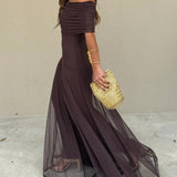 Dóra - Elegáns Maxi Ruha Mesh