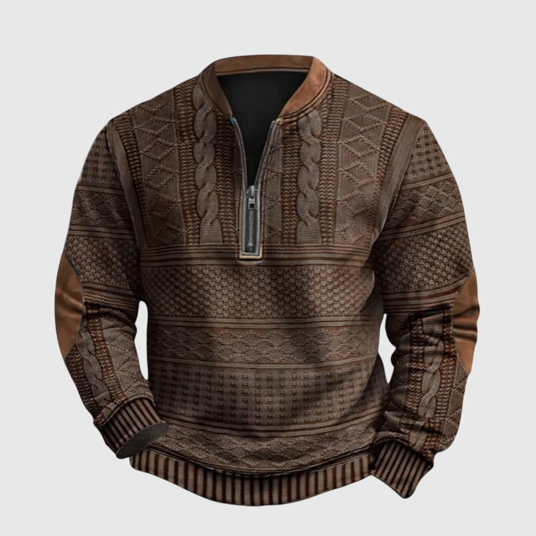 Charles - Fél cipzáros pulóver