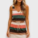 Nóra - Mini ruha csíkokkal