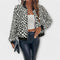 Andrea - Elegáns Leopárd Mintás Kabát