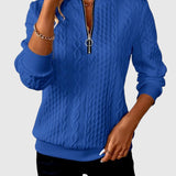 Amalie - Kötött pulóver cipzáras dizájnnal