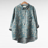 Dóra - Vidám Lenvászon Blúz