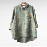 Dóra - Vidám Lenvászon Blúz