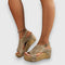 Mia – Vintage platform szandál