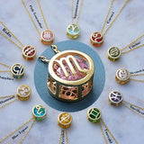 Kétoldalas Zodiákus Nyaklánc