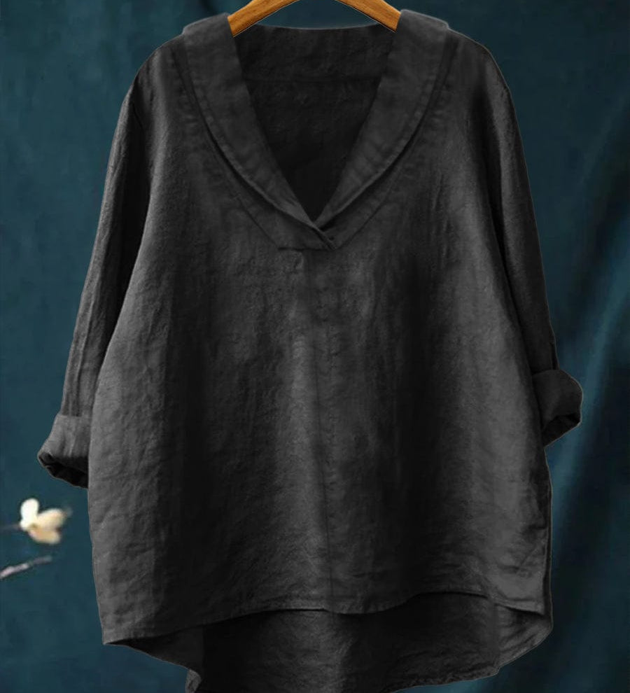 Andrea - Vidám Lenvászon Blúz