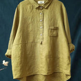 Edit - Vidám Lenvászon Blúz