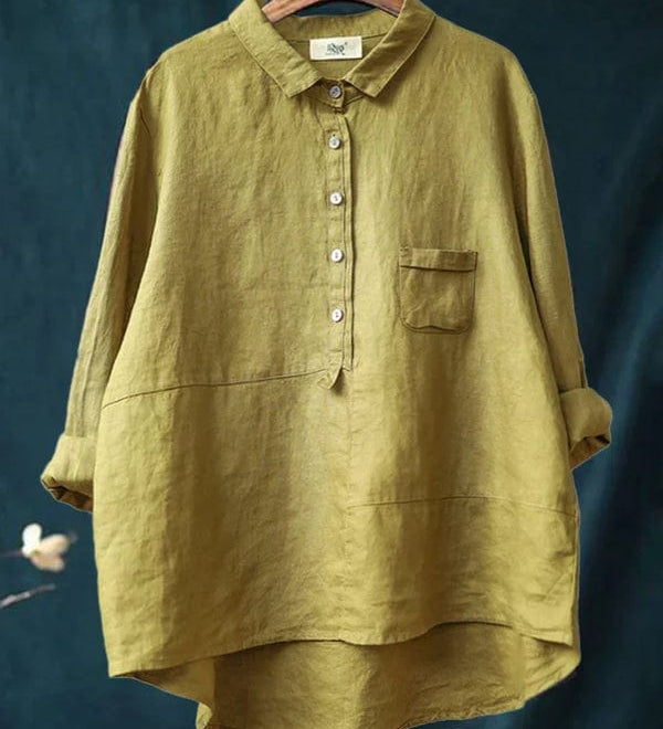 Edit - Vidám Lenvászon Blúz