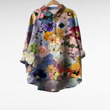 Jolán - Vidám Lenvászon Blúz