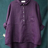 Edit - Vidám Lenvászon Blúz