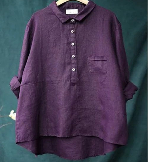 Edit - Vidám Lenvászon Blúz