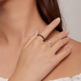 Sterling ezüst gyűrű tappancsnyomatos dizájnnal