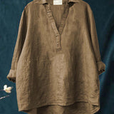 Ilona - Vidám Lenvászon Blúz