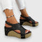 Mia – Vintage platform szandál