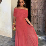 Dóra - Elegáns Maxi Ruha Mesh