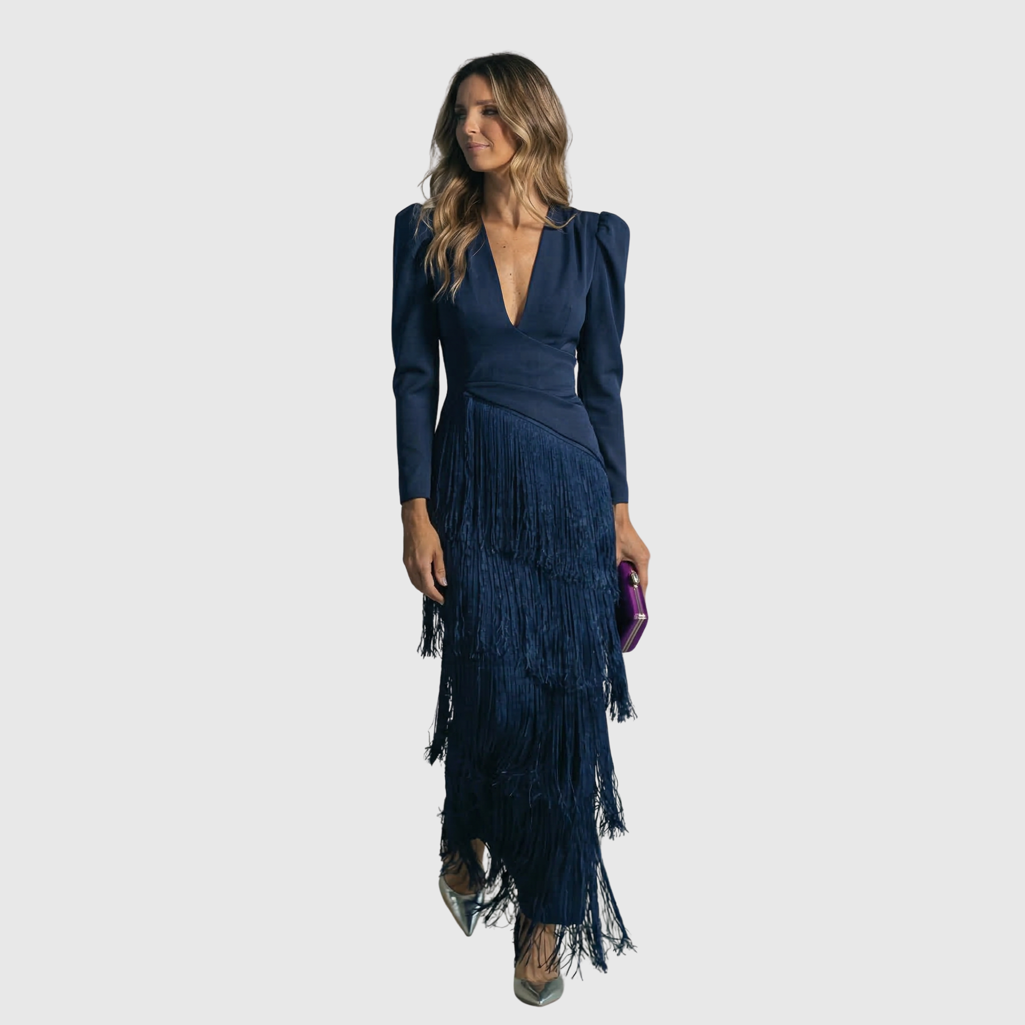 Gabriella - Elegáns Rojtos Maxi Ruha