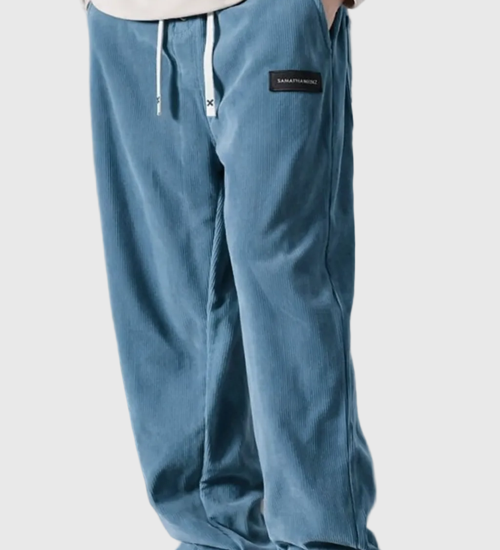 Kényelmes Szarvasbőr Bársony Nadrág