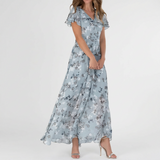 Katalin – Elegáns Női Hosszú Ruha Könnyed Szabással