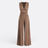 Csilla - Ujjatlan, Széles Lábú Elegáns Overall
