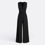 Piroska - Ujjatlan, Széles Szárú Elegáns Overall
