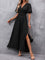 Laura - Elegáns fekete maxi ruha
