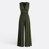 Csilla - Ujjatlan, Széles Lábú Elegáns Overall