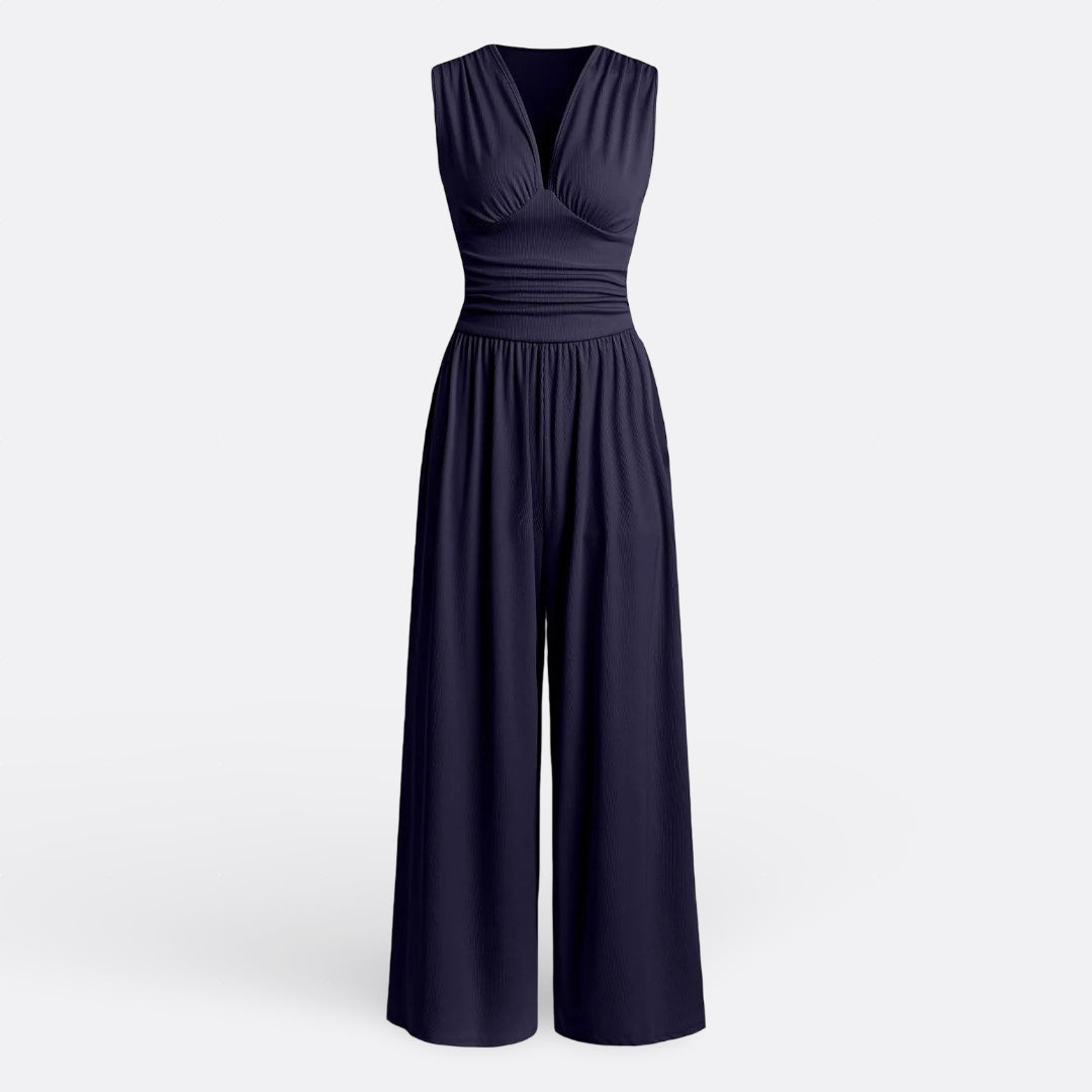 Piroska - Ujjatlan, Széles Szárú Elegáns Overall