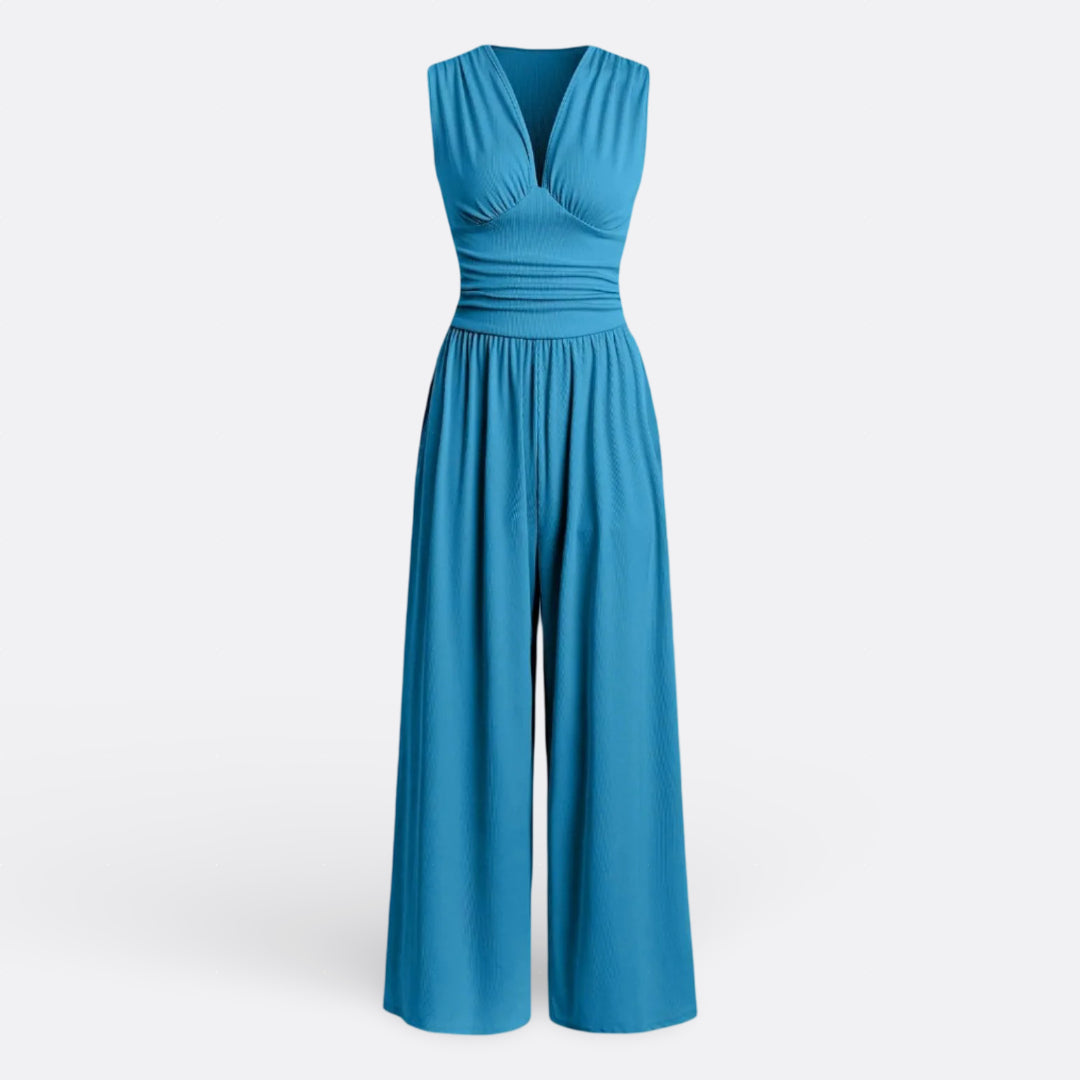 Piroska - Ujjatlan, Széles Szárú Elegáns Overall