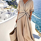 Nóra - elegáns maxi ruha, ami karcsúsít