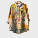 Csilla - Vidám Lenvászon Blúz