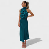 Kinga - Szatén elegancia ruha