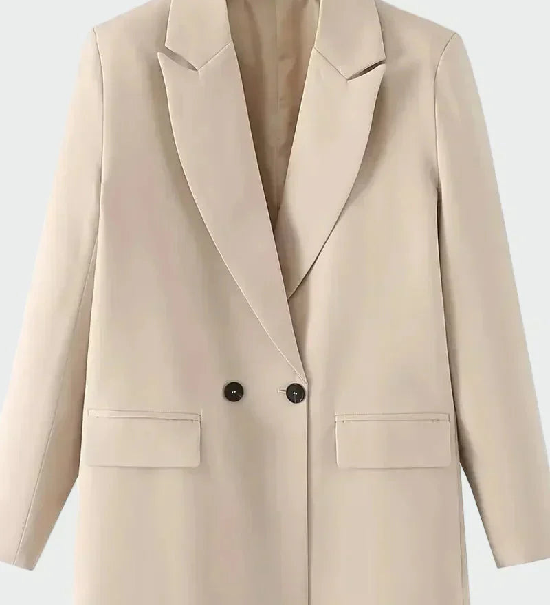 Krisztina - Oversized kabát modern vonallal